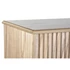 Kép 4/9 - Tálalószekrény császárfa, mdf 157x40x80 cm világosbarna, arany