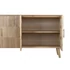 Kép 5/9 - Tálalószekrény császárfa, mdf 157x40x80 cm világosbarna, arany