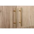 Kép 6/9 - Tálalószekrény császárfa, mdf 157x40x80 cm világosbarna, arany