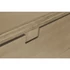Kép 6/11 - Tálalószekrény fenyő, mdf 120x40x80 cm világosbarna
