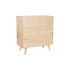 Kép 9/9 - Tálalószekrény gumifa, rattan, fém 73,5x35x78 cm natúr