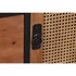 Kép 5/11 - Tálalószekrény lucfenyő, fém 120x40x79 cm sötétbarna, sötétszürke
