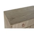 Kép 3/8 - Tálalószekrény lucfenyő, mdf, fém 120x35x86 cm natúr, fekete