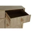 Kép 5/8 - Tálalószekrény lucfenyő, mdf, fém 120x35x86 cm natúr, fekete