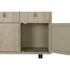 Kép 7/8 - Tálalószekrény lucfenyő, mdf, fém 120x35x86 cm natúr, fekete