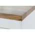 Kép 4/11 - Tálalószekrény mangófa, akácfa, üveg 180x45x90 cm fehér, barna