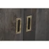 Kép 6/9 - Tálalószekrény mangófa, fém 122x38x76 cm barna