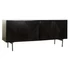 Kép 2/10 - Tálalószekrény mangófa, fém 177x45x77,5 cm sötétbarna, fekete