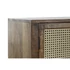 Kép 4/10 - Tálalószekrény mangófa, rattan 150,5x40,5x86 cm sötétbarna