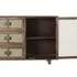 Kép 5/10 - Tálalószekrény mangófa, rattan 150,5x40,5x86 cm sötétbarna