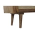 Kép 6/10 - Tálalószekrény mangófa, rattan 150,5x40,5x86 cm sötétbarna