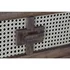 Kép 8/10 - Tálalószekrény mangófa, rattan 150,5x40,5x86 cm sötétbarna