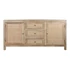 Kép 10/11 - Tálalószekrény mangófa, rattan 180x40x90 cm barna, natúr