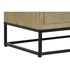 Kép 5/9 - Tálalószekrény mdf, fém 120x40x64 cm natúr, fekete