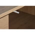 Kép 7/9 - Tálalószekrény mdf, fém 160x45x75 cm natúr
