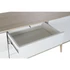 Kép 6/11 - Tálalószekrény mdf, fém 170x45x76 cm fehér, natúr