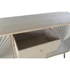 Kép 5/10 - Tálalószekrény mdf, lucfenyő, fém 150x38x85 cm natúr, arany