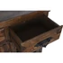 Kép 7/11 - Tálalószekrény rózsafa, fém 150x40x90 cm sötétbarna, fekete