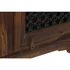 Kép 8/11 - Tálalószekrény rózsafa, fém 150x40x90 cm sötétbarna, fekete