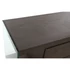 Kép 3/9 - Tálalószekrény üveg, mdf 160x45x80 cm barna, átlátszó