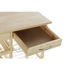 Kép 4/7 - Tároló rekeszekkel kerekes fenyő, mdf, fém 67x37x76 cm natúr, fehér