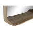 Kép 3/4 - Tükör falra polccal mdf, üveg 55x12x35 cm natúr