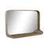 Kép 4/4 - Tükör falra polccal mdf, üveg 55x12x35 cm natúr