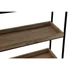 Kép 5/6 - Tükör fém, fa, üveg 60x17x183 cm natúr, fekete