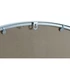 Kép 5/5 - Tükör fém, üveg 100x2x100 cm ezüst