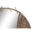 Kép 4/4 - Tükör hal rattan, üveg 53x3x29 cm natúr