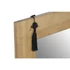 Kép 3/4 - Tükör keleti lucfenyő, mdf 70x2x90 cm natúr, piros