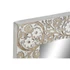 Kép 3/4 - Tükör mangófa, mdf, üveg 170x3x63 cm natúr, fehér