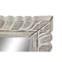 Kép 4/4 - Tükör mangófa, mdf, üveg 178x6x52 cm fehér, natúr