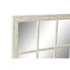 Kép 3/4 - Tükör mdf, üveg 87,5x3x87,5 cm fehér