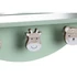 Kép 4/5 - Tükör polccal akasztós mdf 35x9x35 cm fehér, menta 2 féle