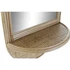 Kép 3/4 - Tükör polccal rattan, üveg 30,5x15x46 cm natúr