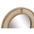 Kép 3/4 - Tükör rattan, üveg 61x5x101 cm barna
