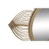 Kép 3/4 - Tükör rattan, üveg 66x2x66 cm barna