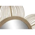 Kép 4/4 - Tükör rattan, üveg 66x2x66 cm barna