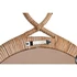 Kép 4/4 - Tükör rattan, üveg 68x2x68 cm barna
