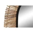 Kép 3/4 - Tükör rattan, üveg, fém 63x1,5x92 cm natúr, fekete