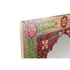 Kép 3/4 - Tükör virágos kézzel festett mdf 41x2x56 cm színes