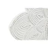 Kép 3/4 - Tükör virágos mdf, üveg 120x2,5x120 cm fehér