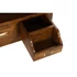 Kép 6/7 - Tv-s szekrény akácfa 115x40,5x48 cm barna, arany