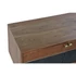 Kép 3/8 - Tv-s szekrény akácfa 130x42x49 cm barna, fekete