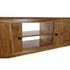 Kép 4/9 - Tv-s szekrény akácfa 145x42x61 cm barna, fekete