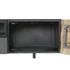 Kép 8/11 - Tv-s szekrény akácfa, fém 165x40x50 cm fekete, natúr