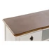 Kép 3/8 - Tv-s szekrény császárfa 120x48x60 cm fehér, barna