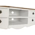 Kép 4/8 - Tv-s szekrény császárfa 120x48x60 cm fehér, barna