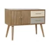 Kép 2/7 - Tv-s szekrény császárfa, fém 90x34x66,5 cm színes